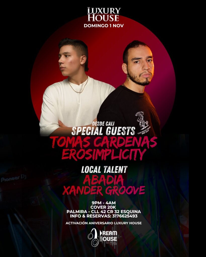 Luxury House Aniversario: Tomas CV y Erosimplicity – Dream House Bar