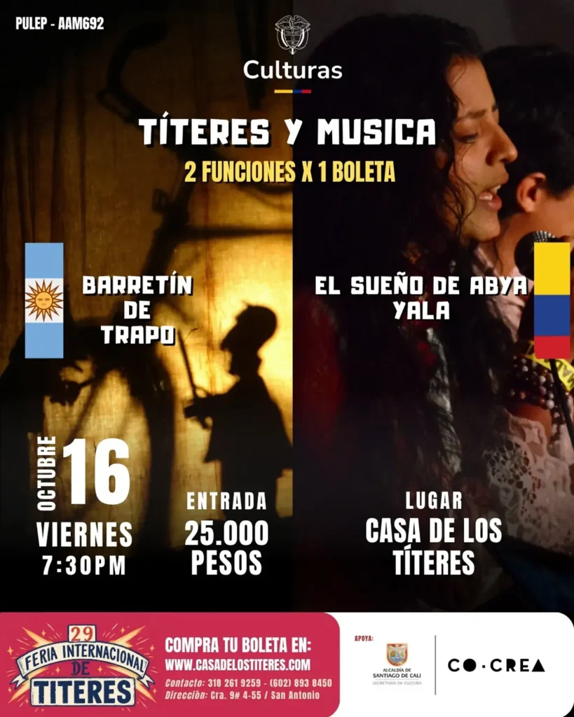 Barretin de Trapo / El Sueno de Abya Yala – Apertura 29a Feria Internacional de Titeres