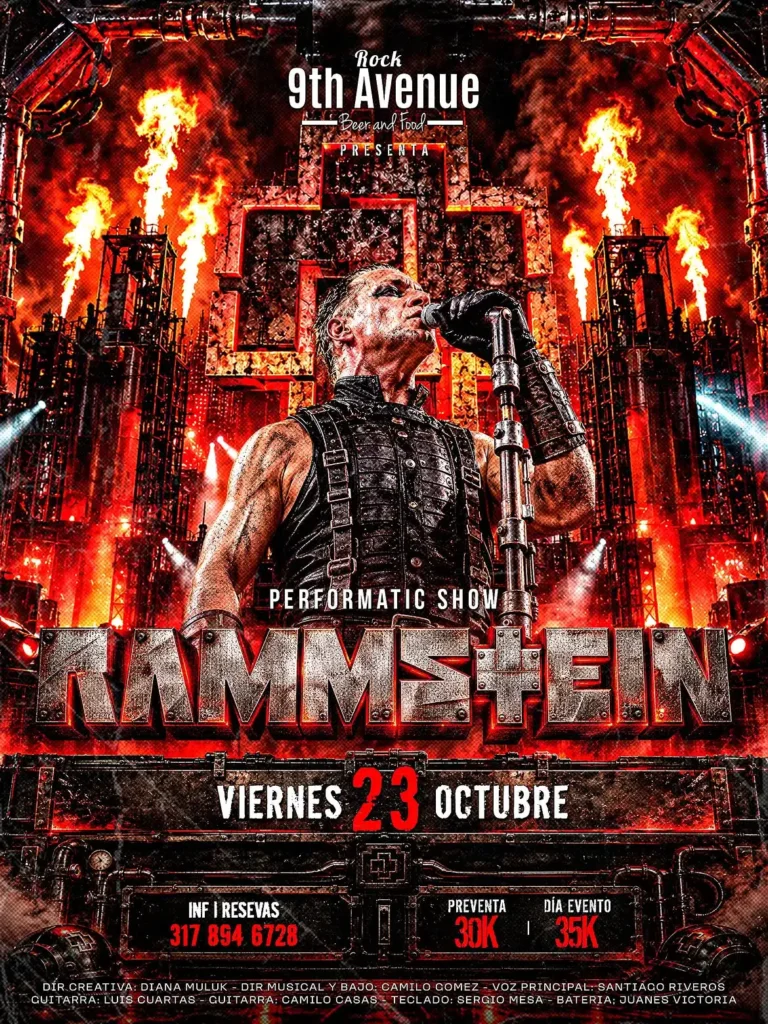 Rammstein Performatic Show: Tributo en 9th Avenue