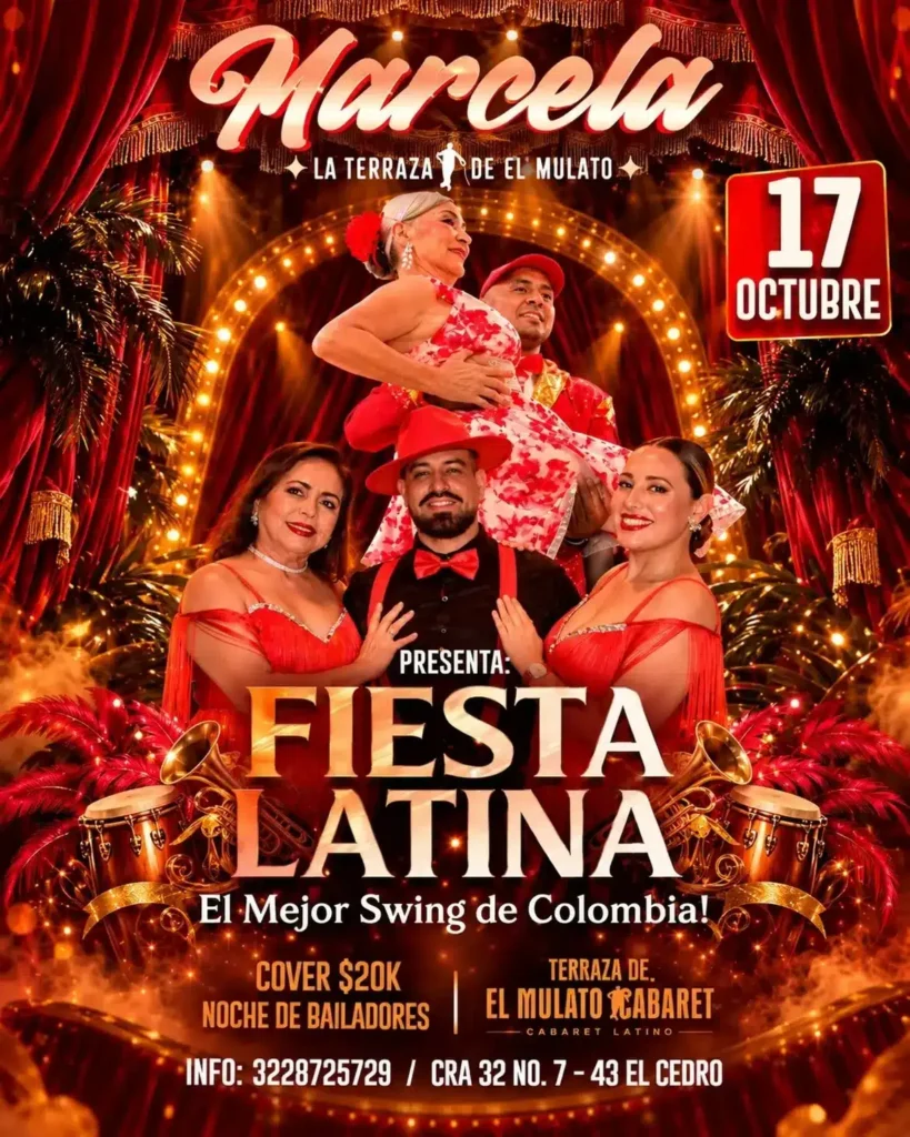 Este 17 de octubre, la Terraza de El Mulato Cabaret se enciende con una espectacular FIESTA LATINA